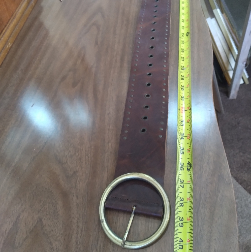 Vintage leather belt